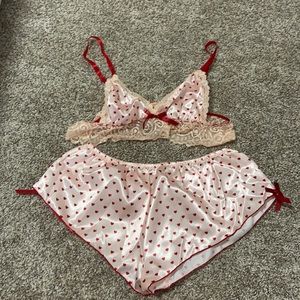 SHEIN Heart Lingerie Set NWOT